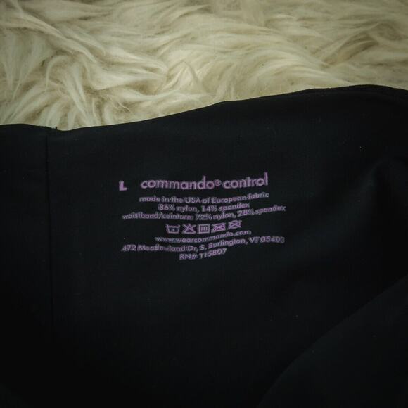 Commando Control Size Large L Black Classic Pull On Slimming Legging - Picture 3 of 4